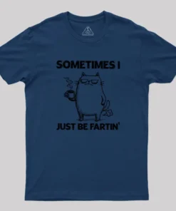 Alternative view of Fartin' Cat Chronicles Geek T-Shirt