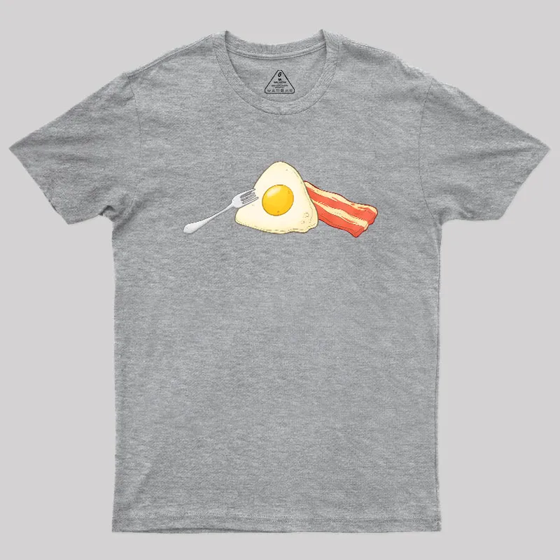 Dark Side of Breakfast Geek T-Shirt - Image 4