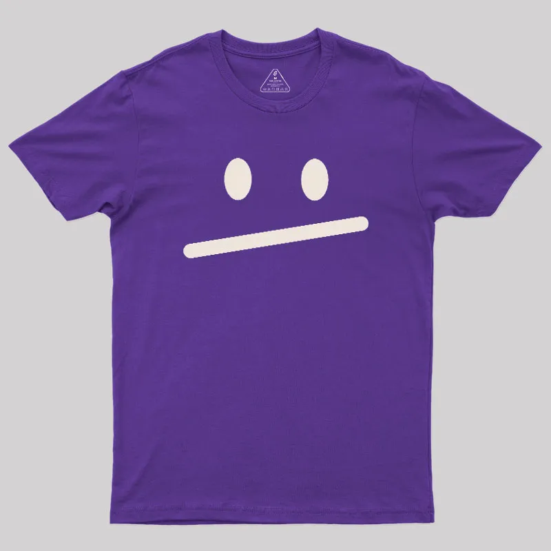 Meh Face Geek T-Shirt - Image 6