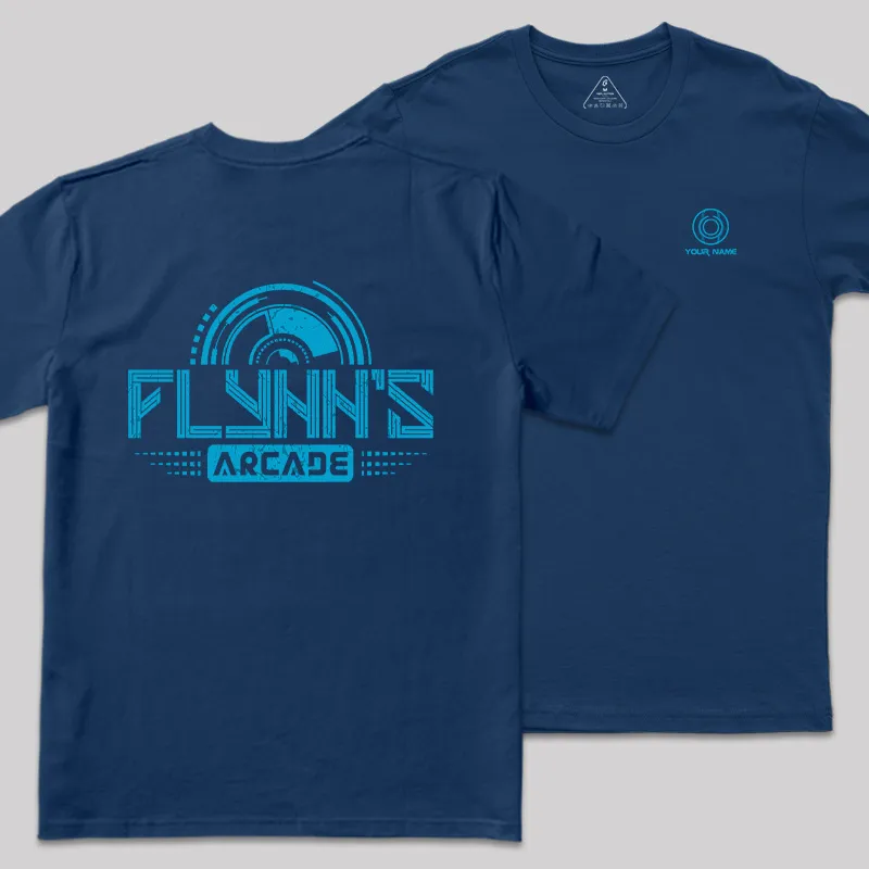 Personalized Flynn's Arcade Geek T-Shirt - Image 2