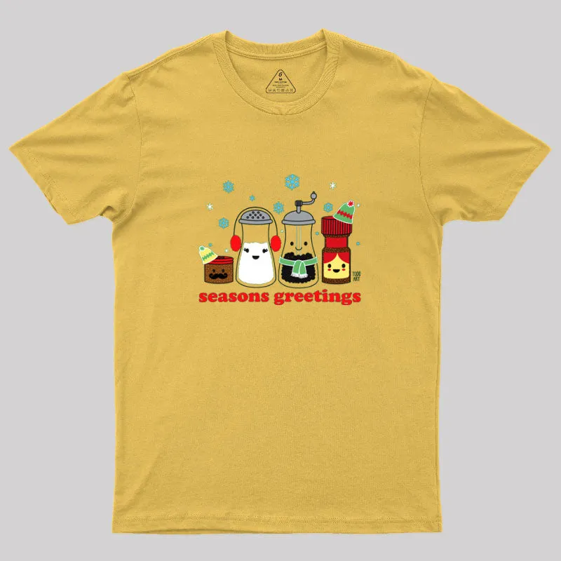 Seasons Greetings Geek T-Shirt - Image 3