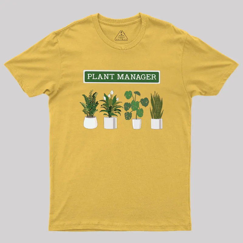 Plant Manager Geek T-Shirt - Image 8