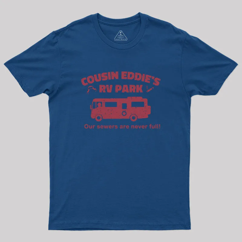 Christmas Vacation Cousin Eddie's RV Park Geek T-Shirt - Image 3