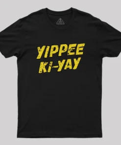 Alternative view of Yippee Ki-yay Geek T-Shirt