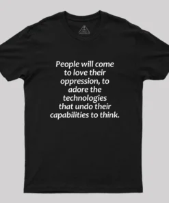 Alternative view of Aldous Huxley Technology Geek T-Shirt