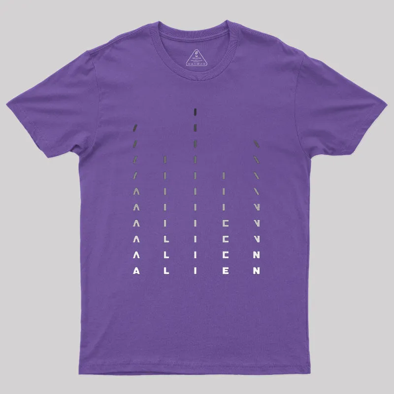 Alien Movie Title Sequence Geek T-Shirt - Image 5