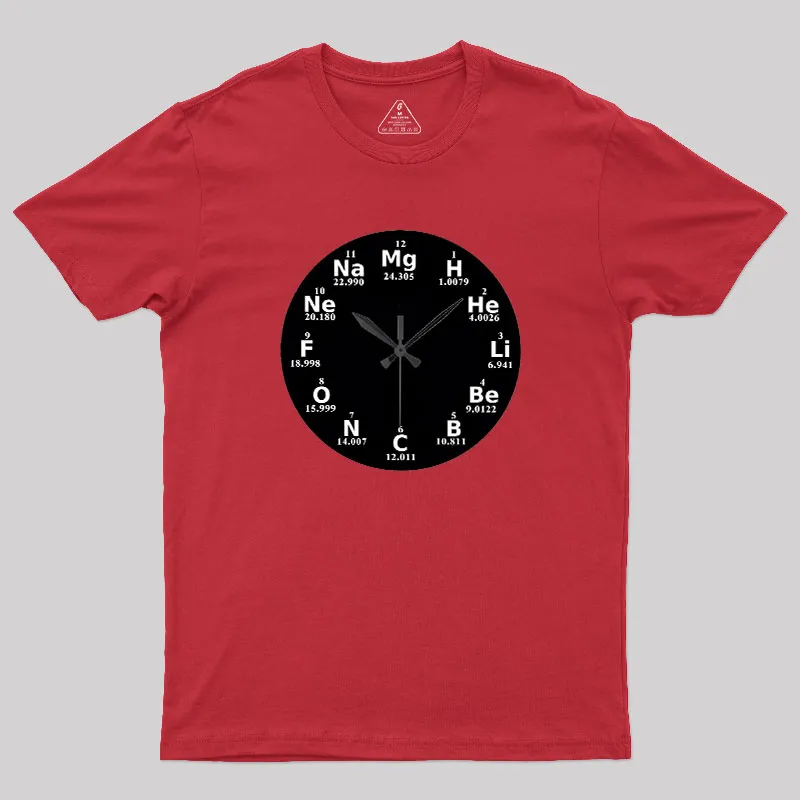 Periodic Table Science Elements Geek T-Shirt - Image 4