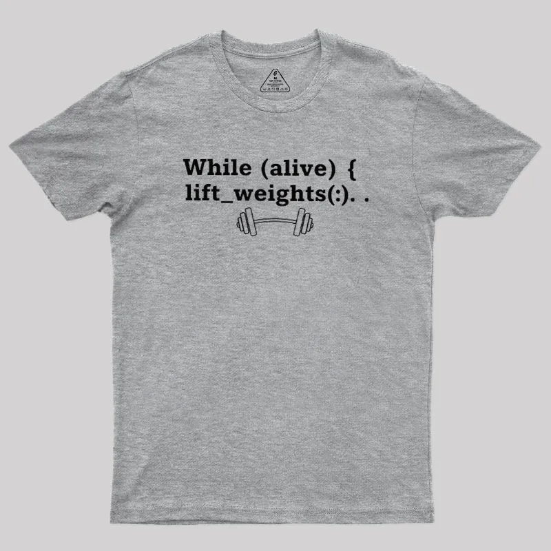 Code & Lift Loop Geek T-Shirt - Image 4