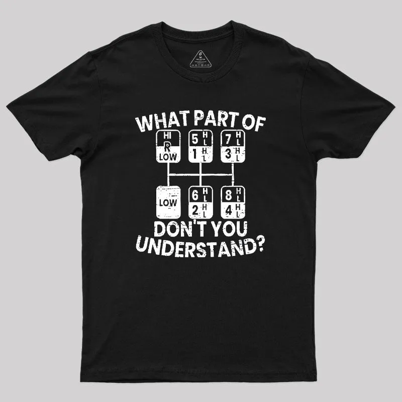 What Part Of Don't You Understand ¡ê?T-Shirt - Image 3