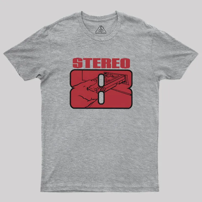 Stereo 8 Geek T-Shirt - Image 4