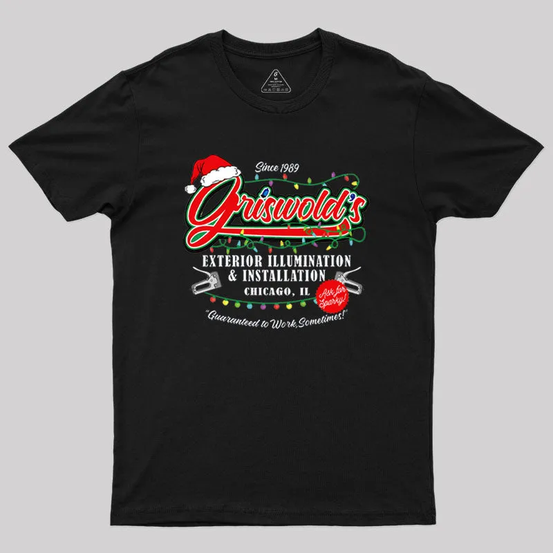 Griswold Illumination Christmas Vacation '89 Geek T-Shirt - Image 2