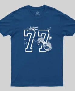 Alternative view of 77 Athletic Print Geek T-Shirt