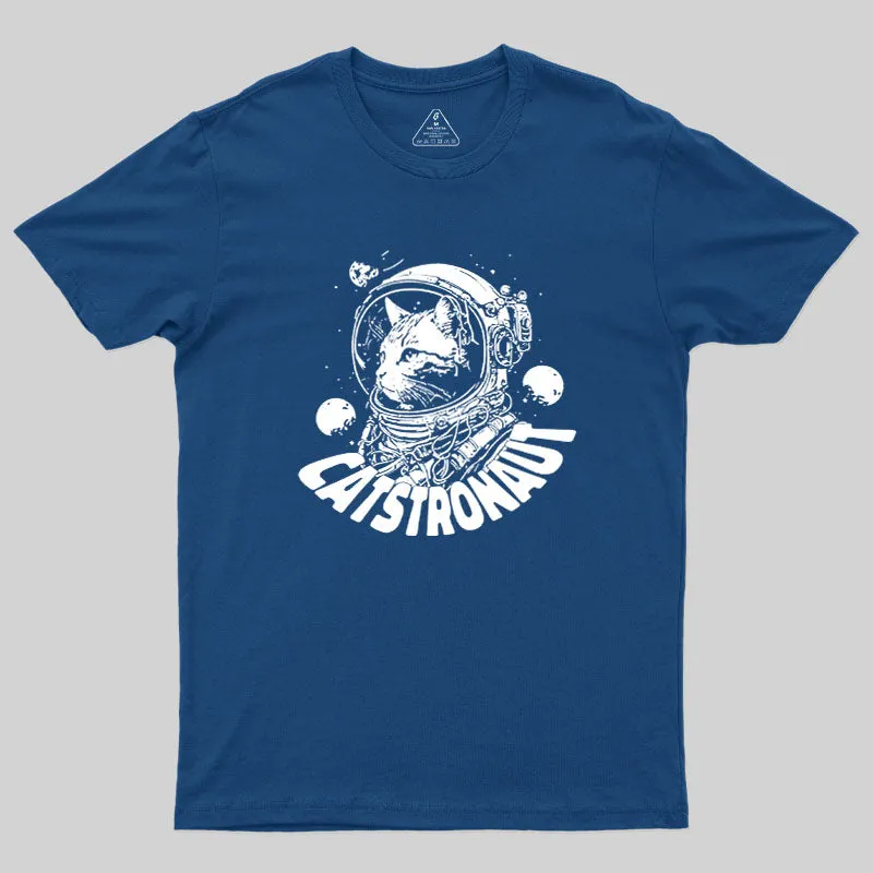 Catstronaut Geek T-Shirt - Image 2