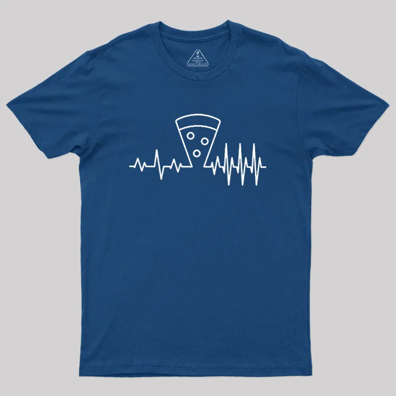 Pizza Heartbeat Geek T-Shirt