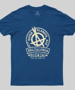 Alternative view of Outer Planets Ale Geek T-Shirt