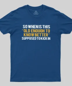 Alternative view of Never Grown Up Geek T-Shirt