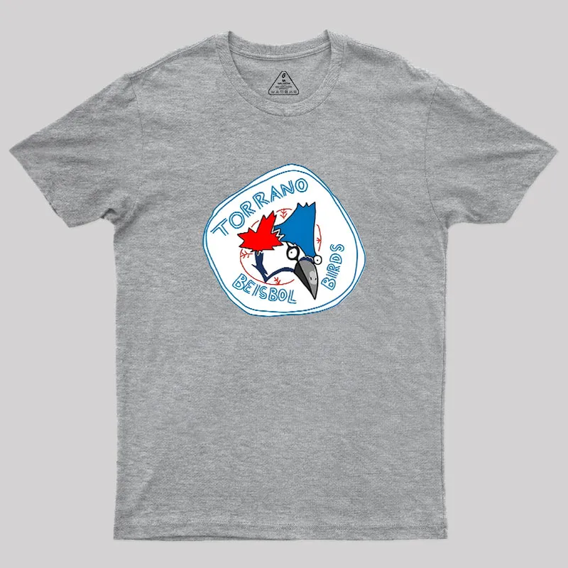Beisbol Birds Geek T-Shirt - Image 4