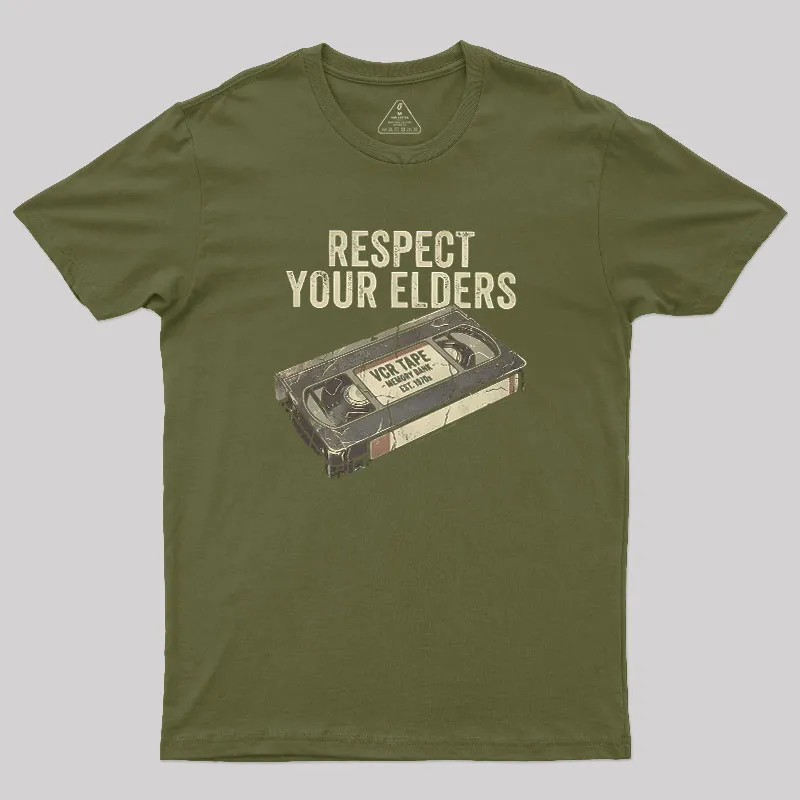 Respect Your Elders Geek T-Shirt - Image 3