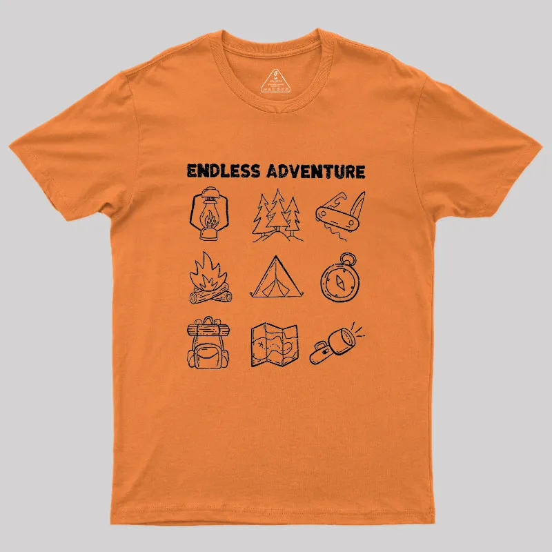 Endless Camping Adventure Geek T-Shirt - Image 7