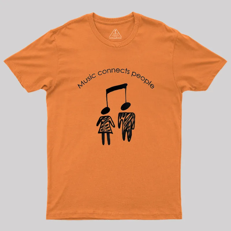Music Contact People Geek T-Shirt - Image 7