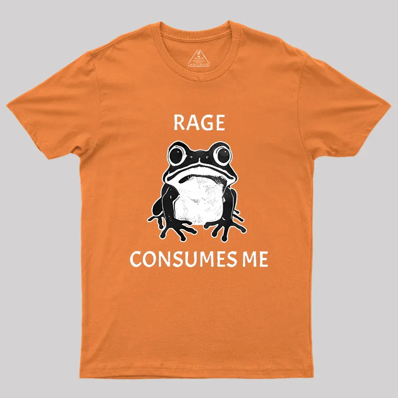 Rage Consumes Me Frog Geek T-Shirt - Image 7
