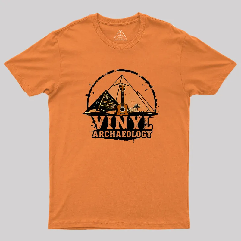 Vinyl Archaeology Geek T-Shirt - Image 6