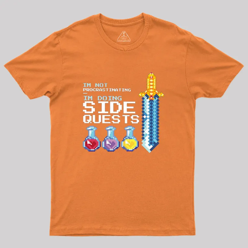 I'm Doing Side Quests Geek T-Shirt - Image 7