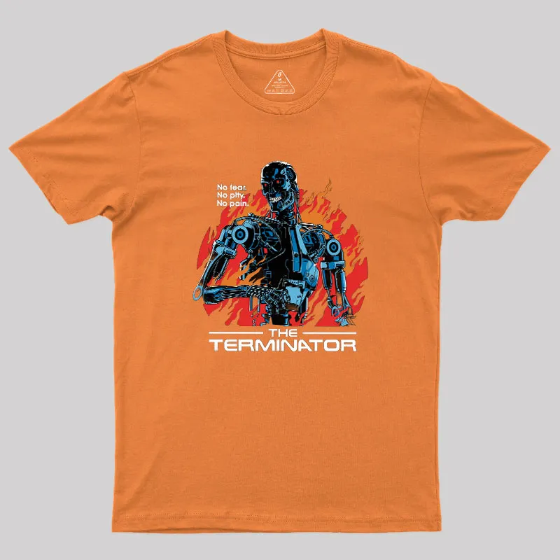 Terminator Robot Geek T-Shirt - Image 6