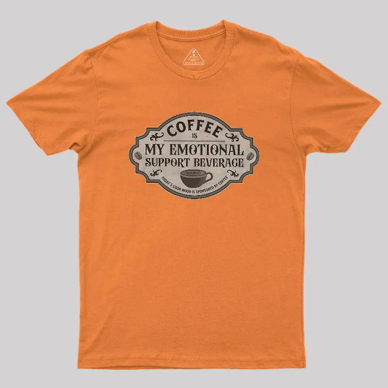 My Emotional Support Beverage Remix Geek T-Shirt - Image 7