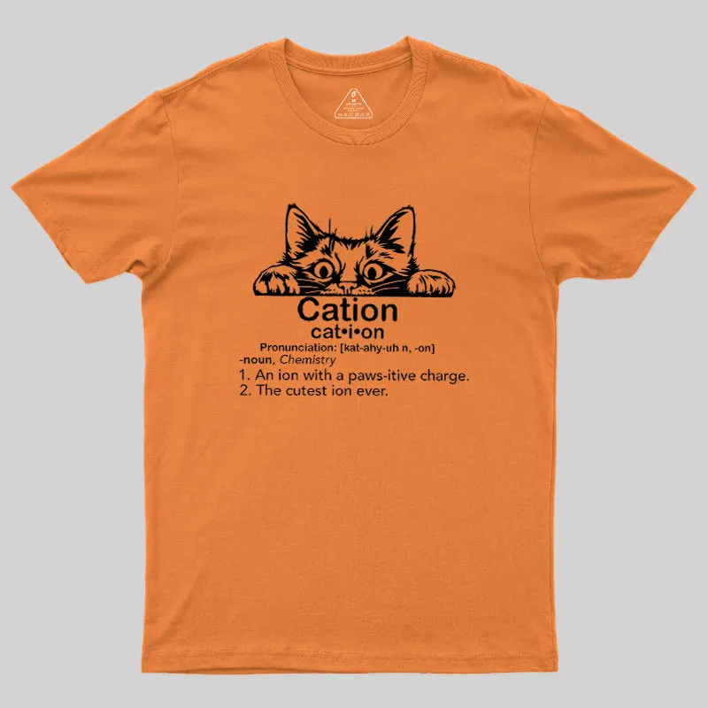 Cat-tion Geek T-Shirt - Image 5