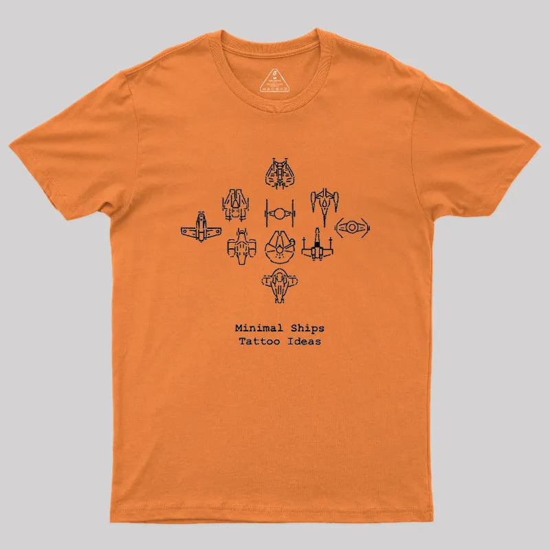 Minimal Ships Geek T-Shirt - Image 4