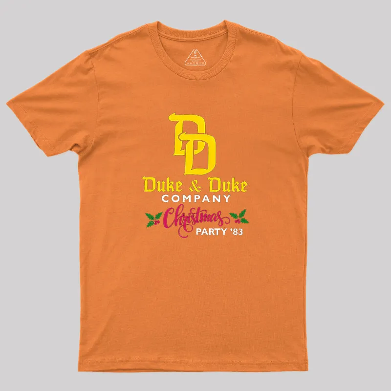 Duke & Duke Company Christmas Party 83 Geek T-Shirt - Image 6
