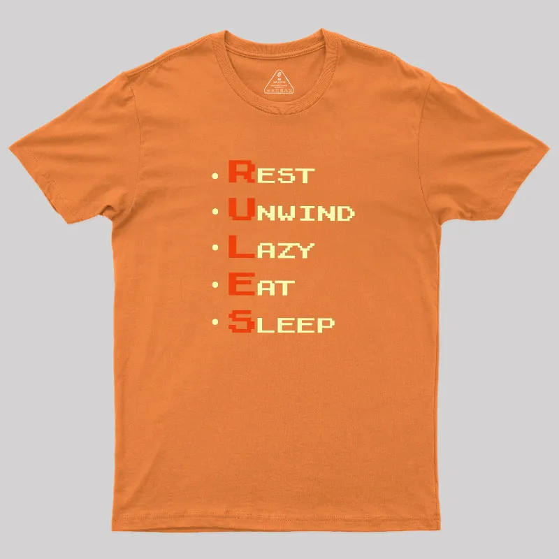 RULES Geek T-Shirt - Image 7