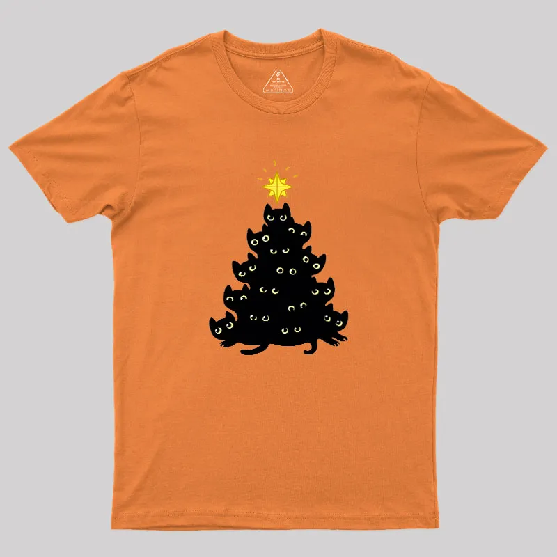 Meowy Christmas Geek T-Shirt - Image 6