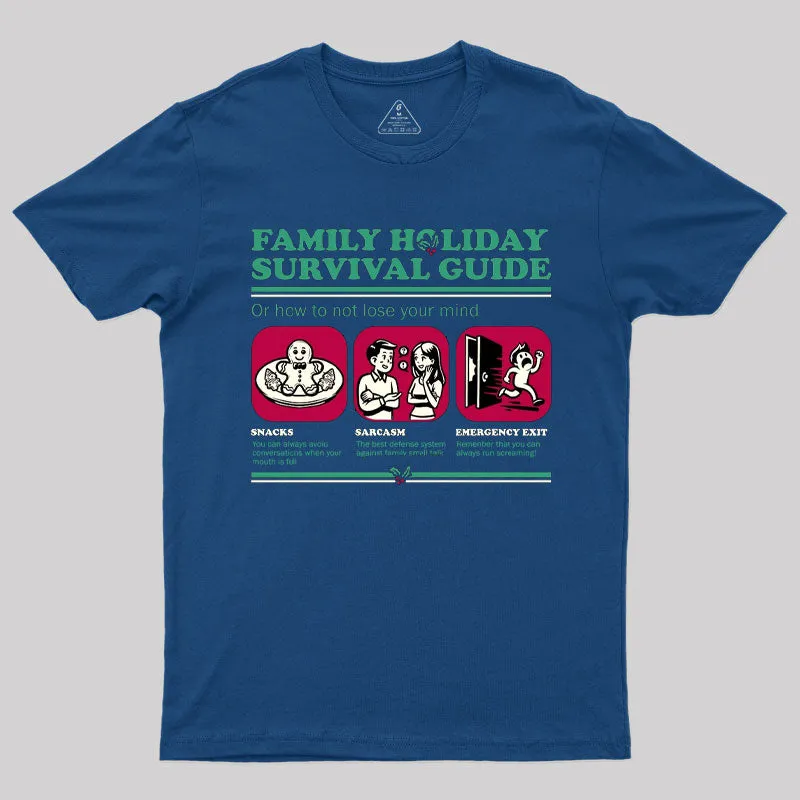 Family Holiday Survival Guide T-Shirt - Image 3