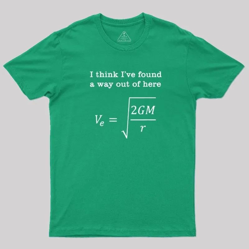 Escape Velocity Gravity Physics Engineer T-Shirt - Image 10