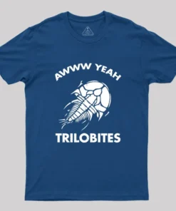 Alternative view of Aww Yeah Trilobites Science Geek T-Shirt