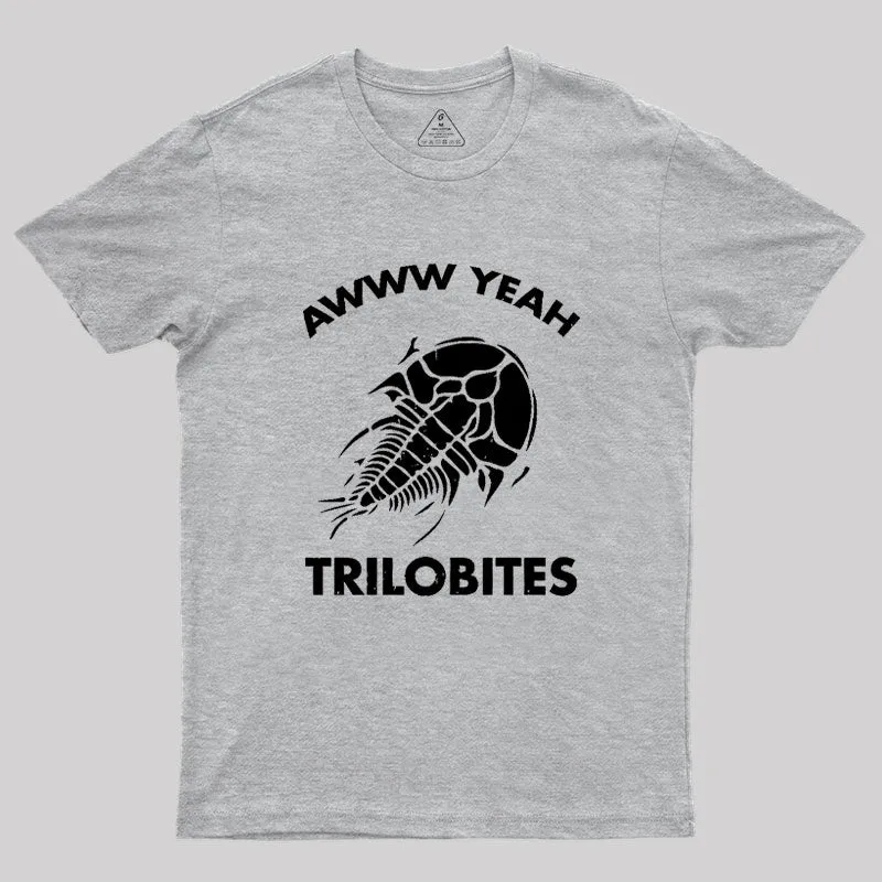 Aww Yeah Trilobites Science Geek T-Shirt - Image 4