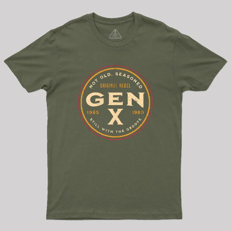 Gen X Not Old Geek T-Shirt - Image 3