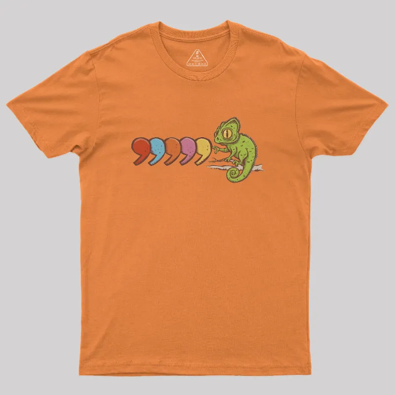 Comma Chameleon Geek T-Shirt - Image 7