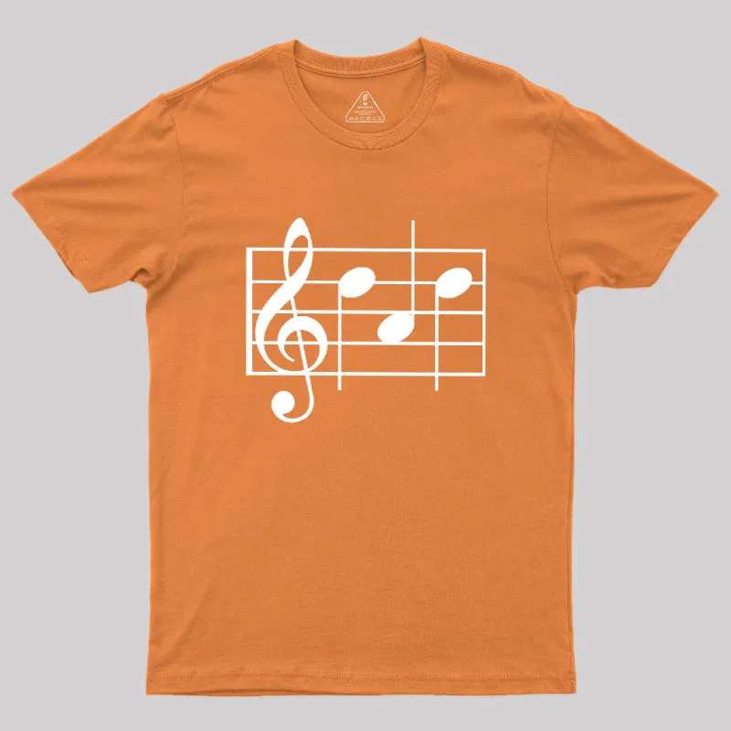 Musical Notes Dad Geek T-Shirt - Image 7