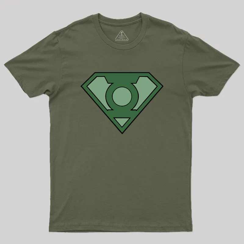 super green lantern Geek T-Shirt - Image 4
