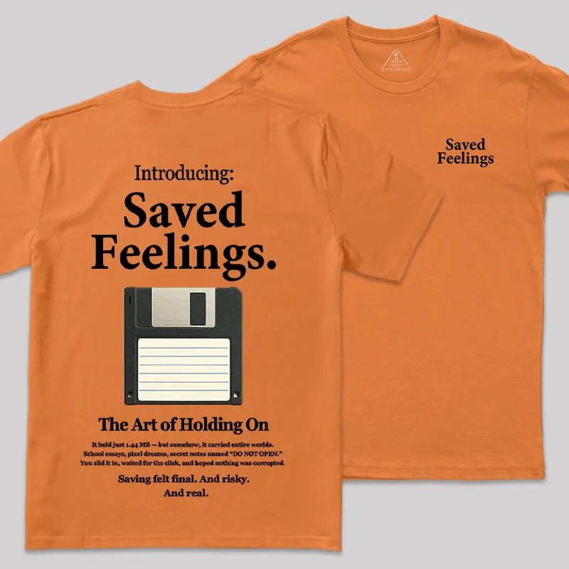 Saved Feelings Front and Back Printed Geek T-Shirt - Image 6