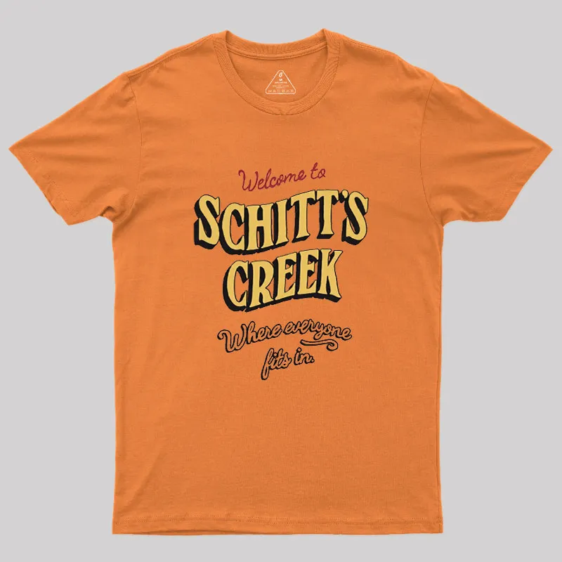 Schitt's Creek Welcome Sign Geek T-Shirt - Image 4