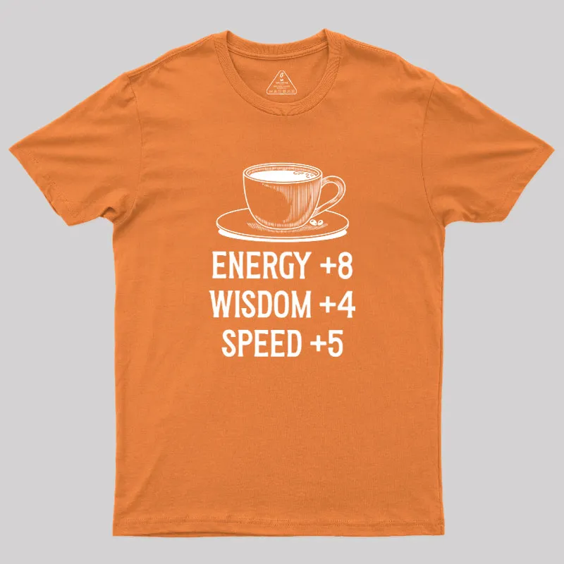Coffe Stats Geek T-Shirt - Image 7