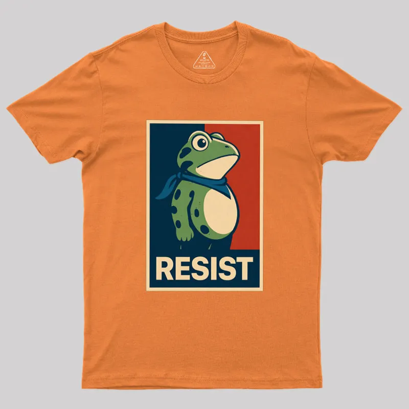 Frog Protest Geek T-Shirt - Image 7