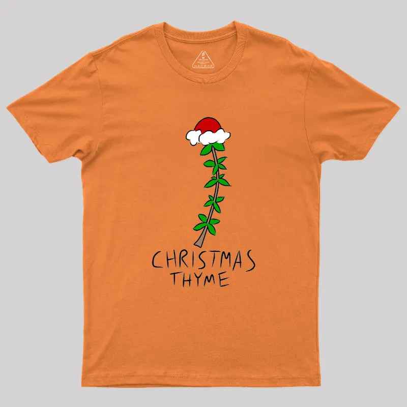 Christmas Thyme Geek T-Shirt - Image 5