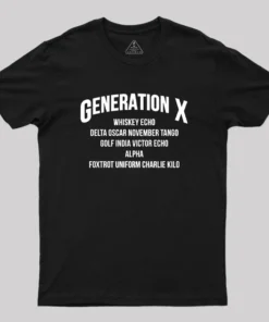 Gen X WDGAF Geek T-Shirt