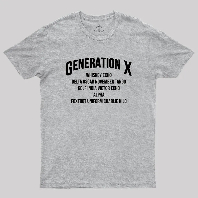 Gen X WDGAF Geek T-Shirt - Image 4