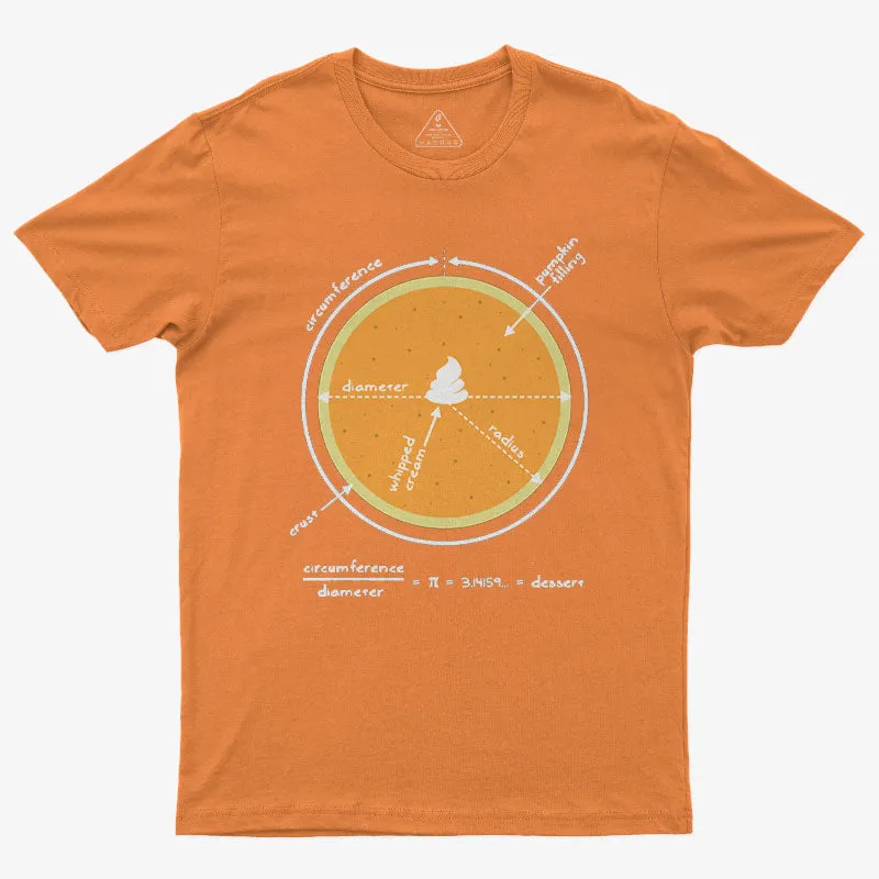 Math Pumpkin Pi Nerd T-Shirt - Image 6